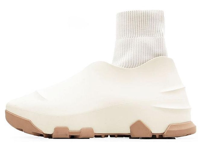 Sneakers Givenchy Monumental Mallow in gomma Beige - vista 4