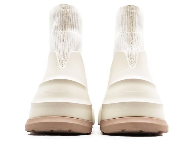 Sneakers Givenchy Monumental Mallow in gomma Beige - vista 6