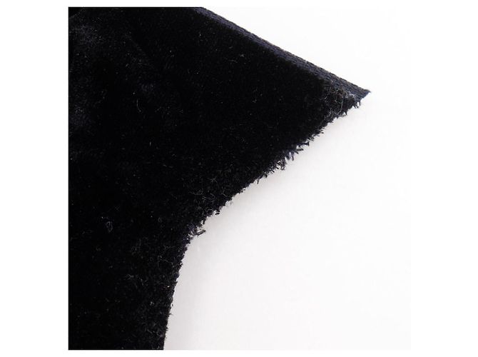Spilla Chanel in velluto con nastro Nero - vista 5