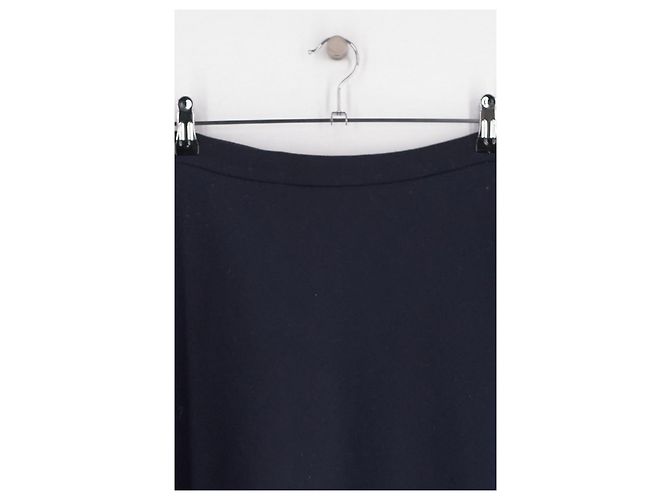 Autre Marque Falda de lana azul marino ANDIATA - vista 2