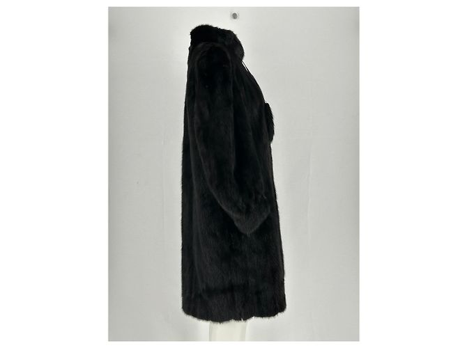 Autre Marque AULGA FUR'S Schwarze Pelzjacke - Ansicht 4
