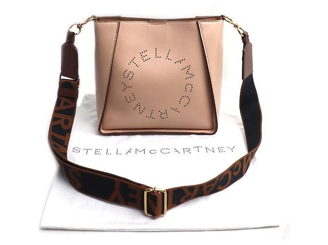 Stella Mc Cartney Borsa a tracolla 2way in ecopelle con logo Stella McCartney Beige - vista 9