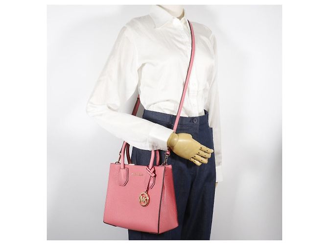 Borsa 2way Michael Kors MERCER in vitello Rosa - vista 12