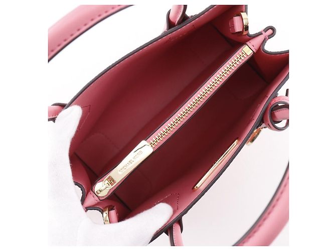 Borsa 2way Michael Kors MERCER in vitello Rosa - vista 9
