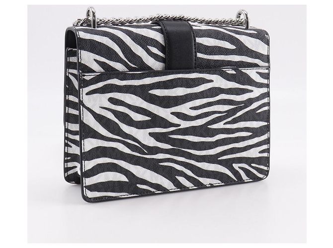 Borsa a tracolla 2 vie Michael Kors GREENWICH PVC Nero - vista 3