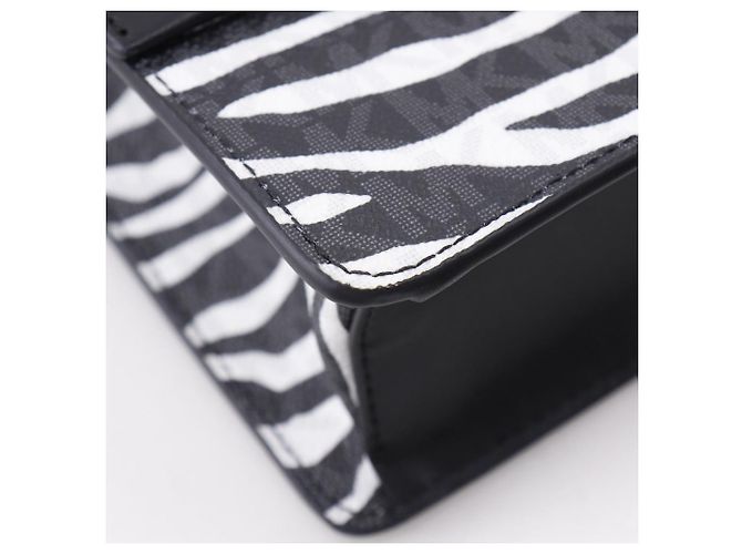 Borsa a tracolla 2 vie Michael Kors GREENWICH PVC Nero - vista 4