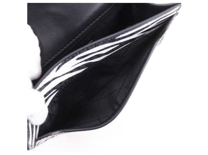 Borsa a tracolla 2 vie Michael Kors GREENWICH PVC Nero - vista 7
