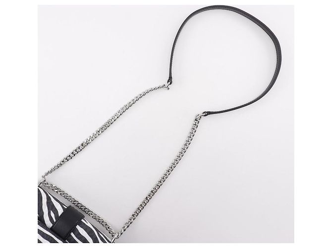 Borsa a tracolla 2 vie Michael Kors GREENWICH PVC Nero - vista 9