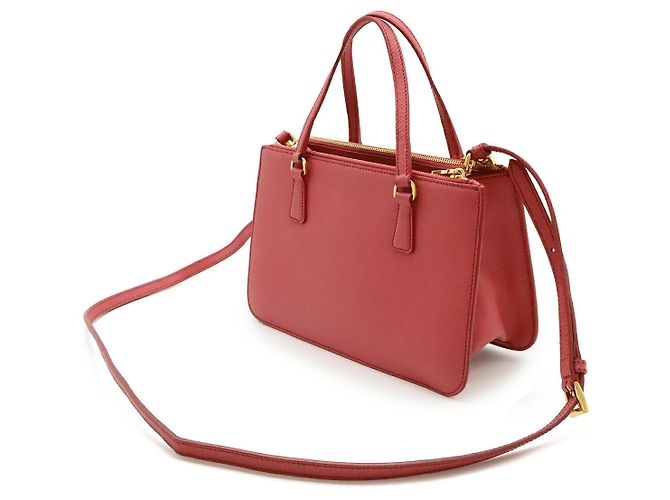 Borsa 2way Prada Galleria Saffiano Rosa - vista 2
