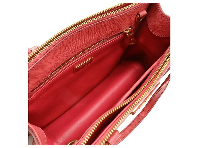 Borsa 2way Prada Galleria Saffiano Rosa - vista 8