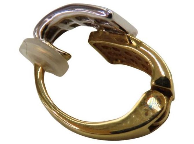 Autre Marque Orecchini in diamanti in oro bianco e oro giallo Au750 D'oro - vista 12