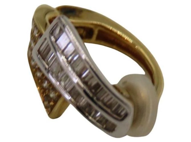 Autre Marque Orecchini in diamanti in oro bianco e oro giallo Au750 D'oro - vista 7
