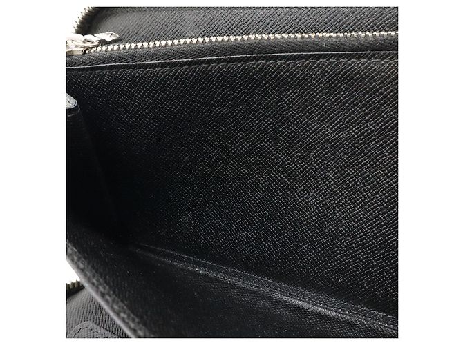 Cartera Larga Louis Vuitton Zippy Organizer Damier Graphite Negro Gris - vista 8