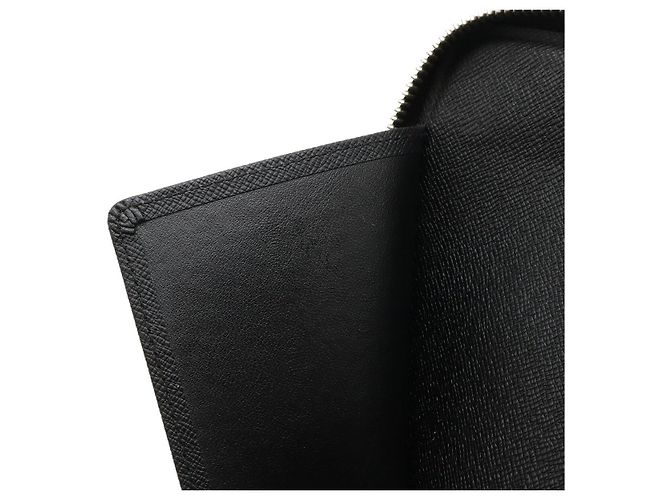 Cartera Larga Louis Vuitton Zippy Organizer Damier Graphite Negro Gris - vista 9
