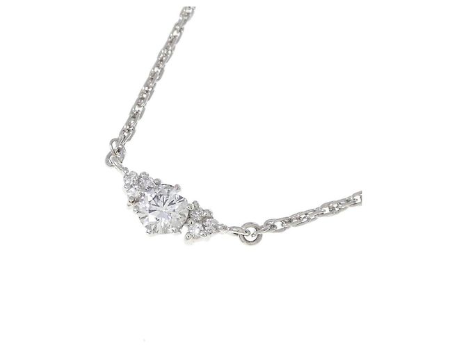 Autre Marque Collana in Pt850 e diamanti Argento - vista 3