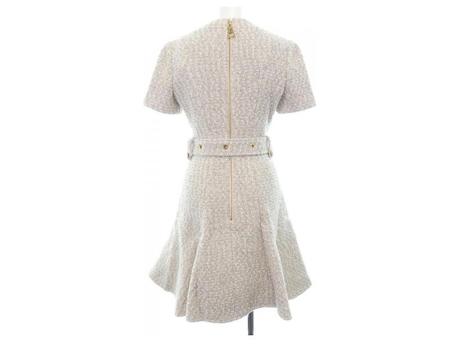 Louis Vuitton FNDR66O80 Kleid Silber Beige - Ansicht 2