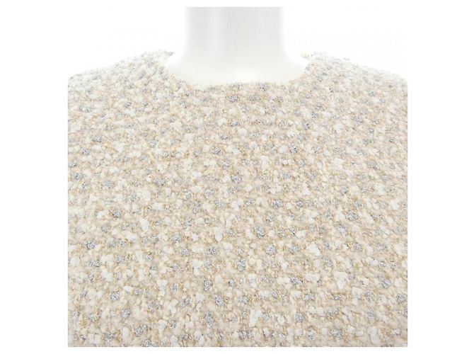Louis Vuitton FNDR66O80 Kleid Silber Beige - Ansicht 6