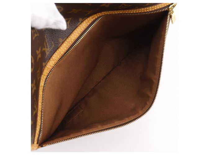 Louis Vuitton Messenger GM Bosphore Monogram Shoulder Bag Marrone Bronzo - vista 6