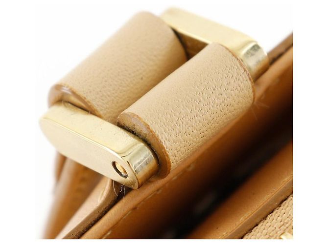 Borsa Burberry in vitello Beige - vista 16