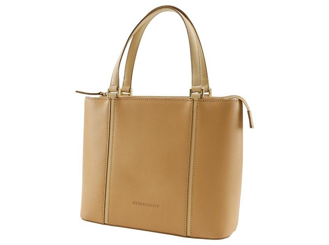 Borsa Burberry in vitello Beige - vista 2
