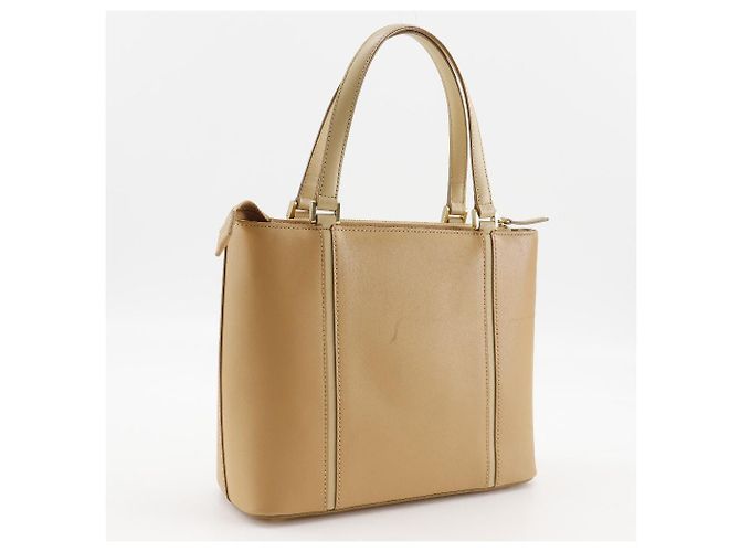 Borsa Burberry in vitello Beige - vista 3