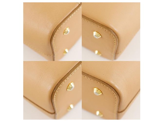 Borsa Burberry in vitello Beige - vista 4