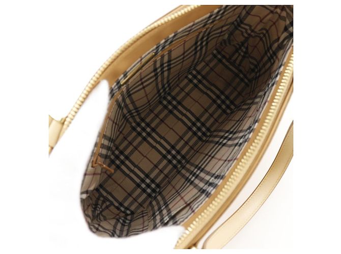 Borsa Burberry in vitello Beige - vista 6