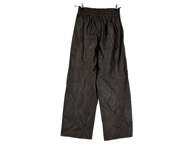 Frame Denim Braune Lederhose - Ansicht 2