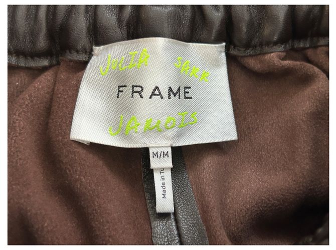 Frame Denim Braune Lederhose - Ansicht 3
