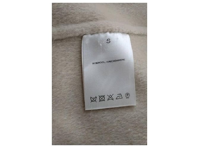 Autre Marque Beiger Kaschmir Mantel - Ansicht 8