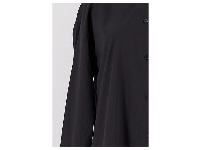 Camisa Agolde de algodón negra XS Negro - vista 3