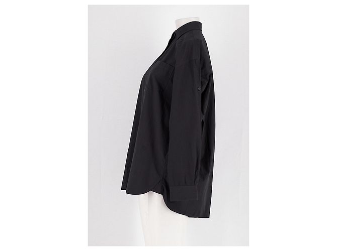 Camisa Agolde de algodón negra XS Negro - vista 5