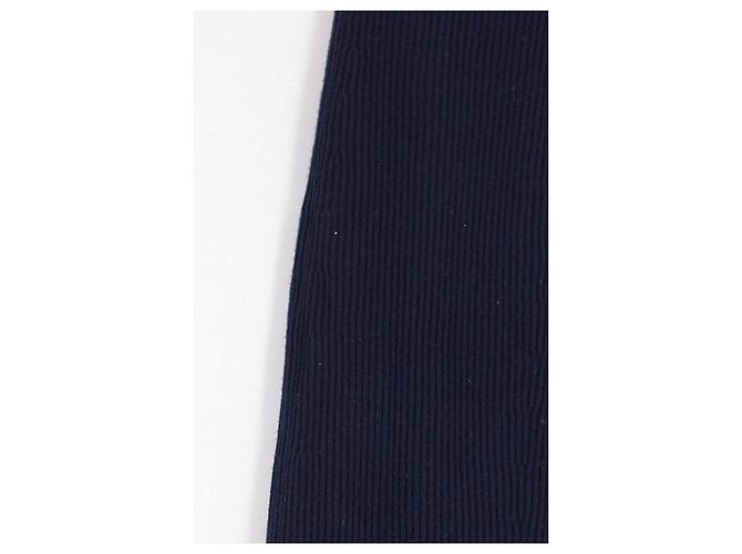 Eric Bompard Falda de cachemira azul marino - vista 3