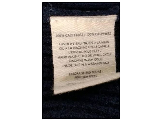 Eric Bompard Falda de cachemira azul marino - vista 6