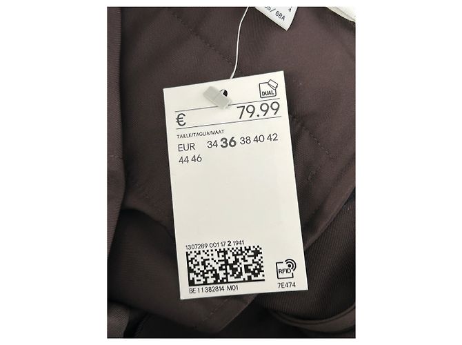 Pantaloni marroni Isabel Marant Pour H&M Taglia 36 Marrone - vista 4