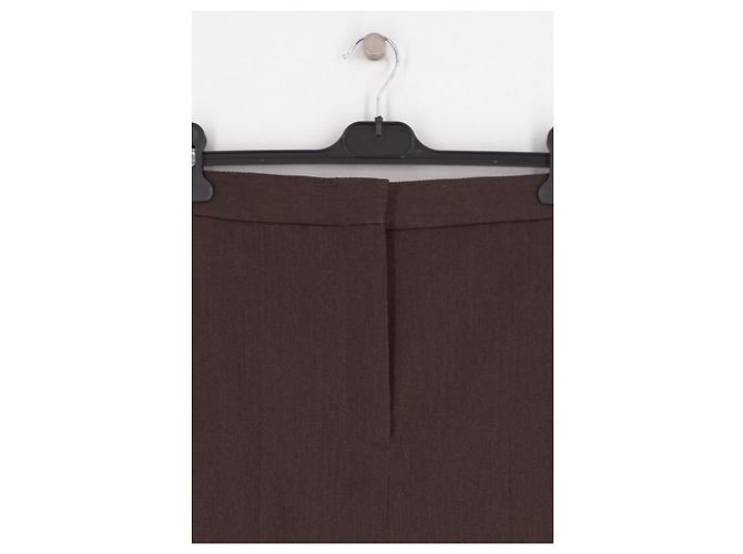 Autre Marque Falda de lana marrón FFORME Castaño - vista 2