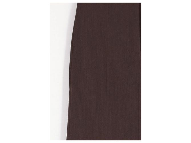 Autre Marque Falda de lana marrón FFORME Castaño - vista 3