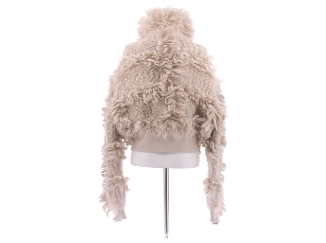 Brunello Cucinelli Weste aus Wolle Beige M - Ansicht 2