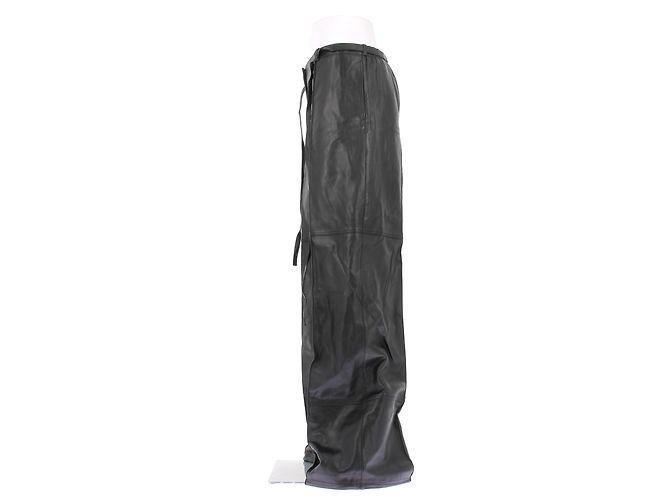 Rat & Boa Schwarze Lederhose - Ansicht 5