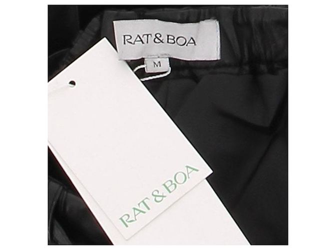 Rat & Boa Schwarze Lederhose - Ansicht 6