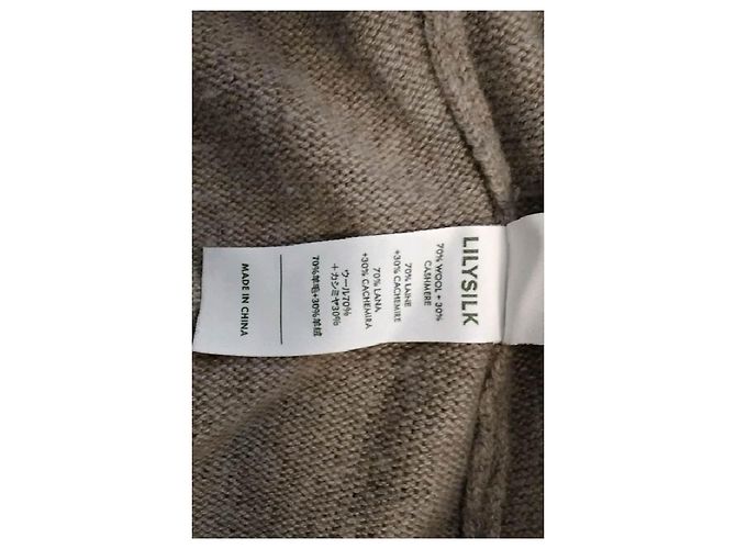 Autre Marque Pantalones de lana beige LILYSILK - vista 6