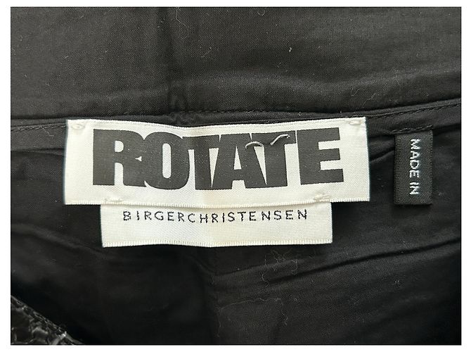 Rotate Pantalones negros efecto cuero - vista 3