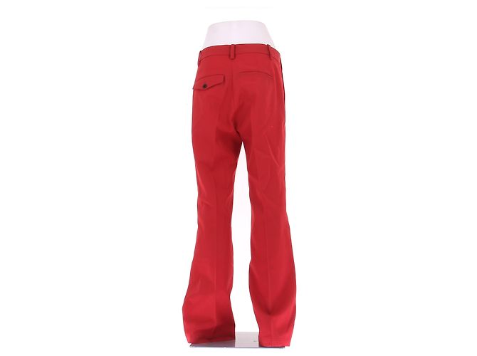 Zadig & Voltaire Red Wool Pants Size 40 - view 2