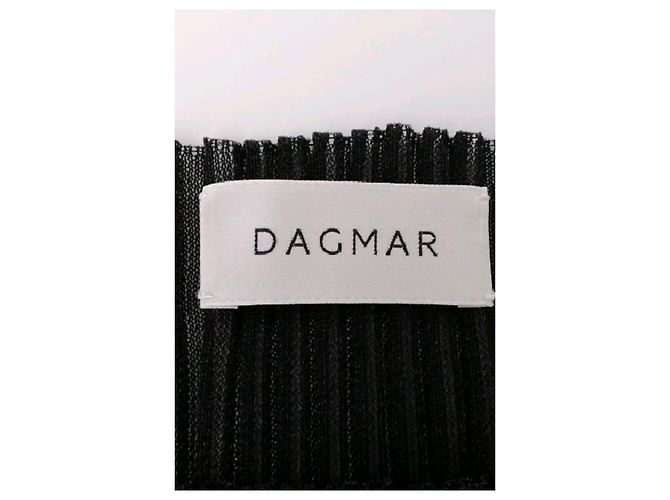 Dagmar Schwarzes langes Viscose Kleid - Ansicht 7