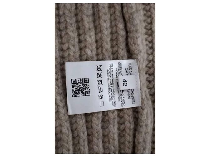 Autre Marque Beiger Kaschmir-Gilet - Ansicht 9