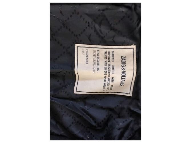Chaqueta de algodón negra Zadig & Voltaire Negro - vista 7