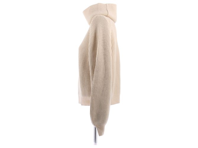 Céline Rollkragenpullover aus Kaschmir Beige - Ansicht 4