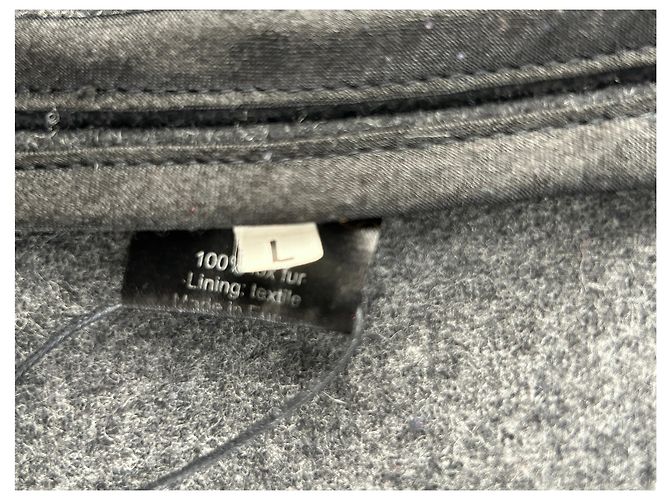 Autre Marque Gilet con ecopelliccia Grigio - vista 5
