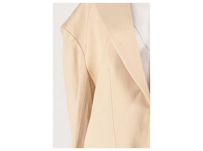 Autre Marque Blazer de lino beige THE FRANKIE SHOP - vista 3