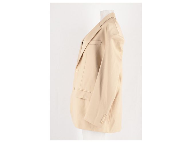 Autre Marque Blazer de lino beige THE FRANKIE SHOP - vista 5